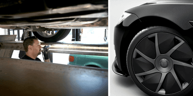 I Finland flaggar dem för att elbilar underkänns extremt ofta. (Foto: Janerik Henriksson/TT och Tesla)