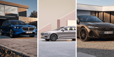 En av dessa tre är lite bättre än de andra två. (Foto: BMW, Audi och Volvo)