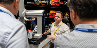 Det svenska bolaget Hexagon ligger bakom en stor del av Max Verstappens och Red Bull succé. (Foto: Hexagon)