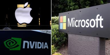Apple, Microsoft och Nvidia
