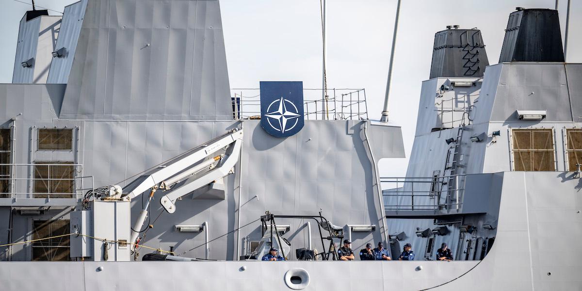 Kritiken växer nu mot Kina efter ännu en tvivelaktig provokation till havs. På bilden det nederländska fartyget HNLMS Tromp.