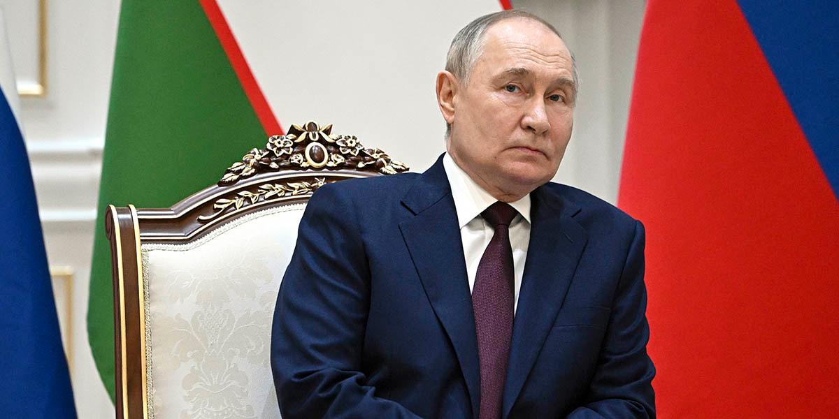En bild på Rysslands President Vladimir Putin.