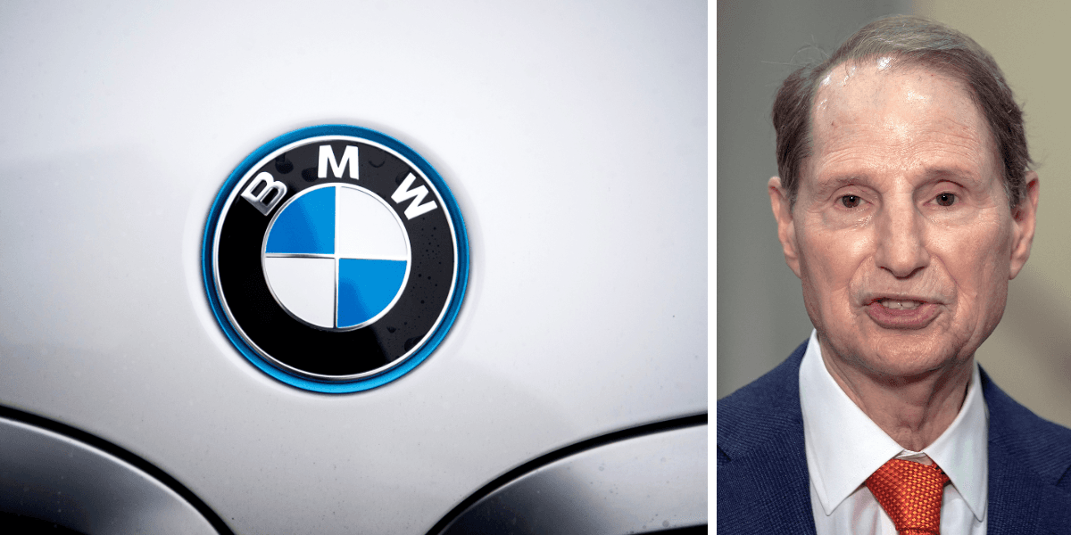 Senator Ron Wyden kräver svar av BMW om huruvida de fortfarande använder delar i sina bilar som tillverkats på ett oetiskt och förbjudet sätt. (Foto: TT)