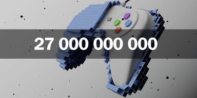 27 000 000 000 över en handkontroll.