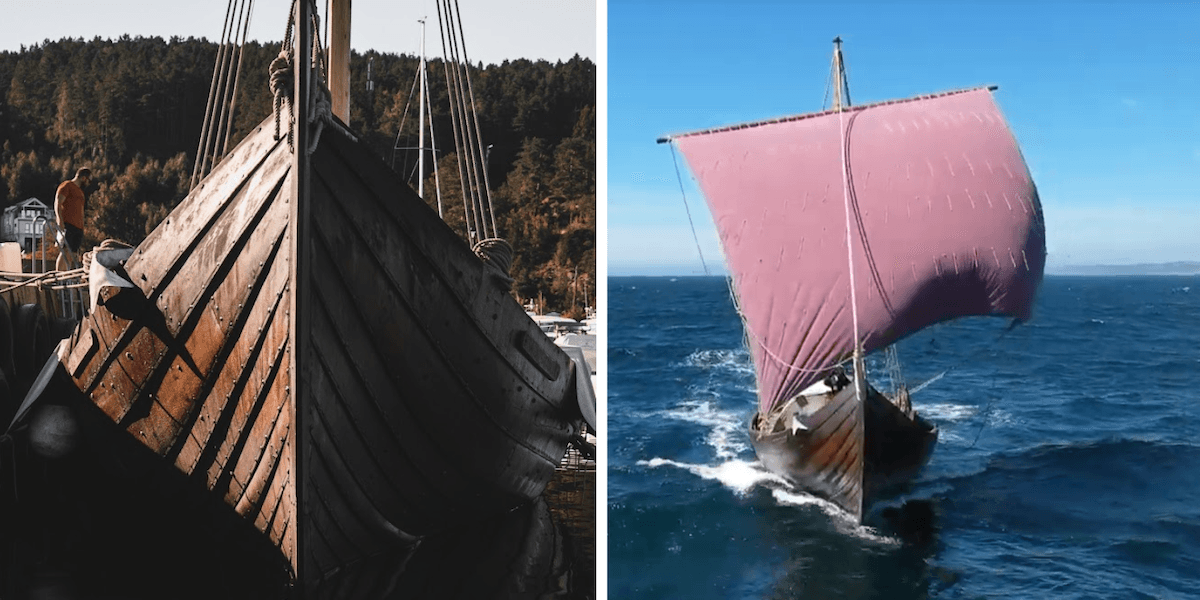 Vikingaskepp Saga Farmann är ute på en treårig resa