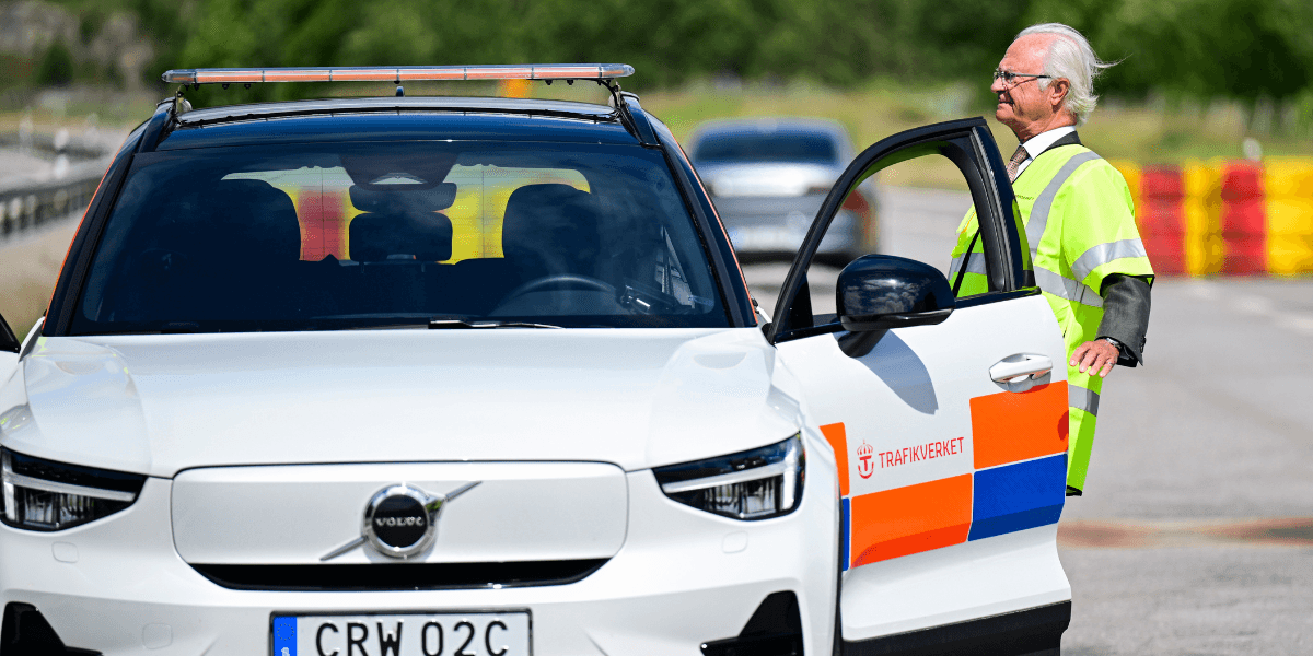 Kungen snuvad på premiärturen av förvirrad norrman. (Foto: TT)