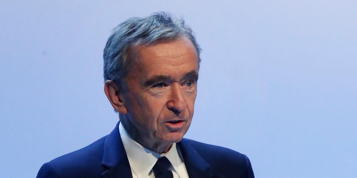 LVMH:s ordförande Bernard Arnault. Koncernen levde inte upp till förväntningarna med sin rapport för andra kvartalet