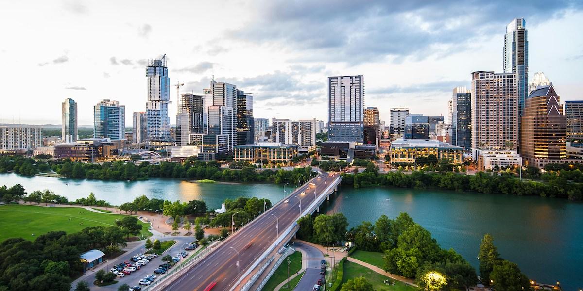 Austin, Texas. Här finns goda jobbmöjligheter för att jobba utomlands.