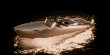 Omåttligt med lyx för denna eldrivna båt från Maserati. (Foto: Maserati)