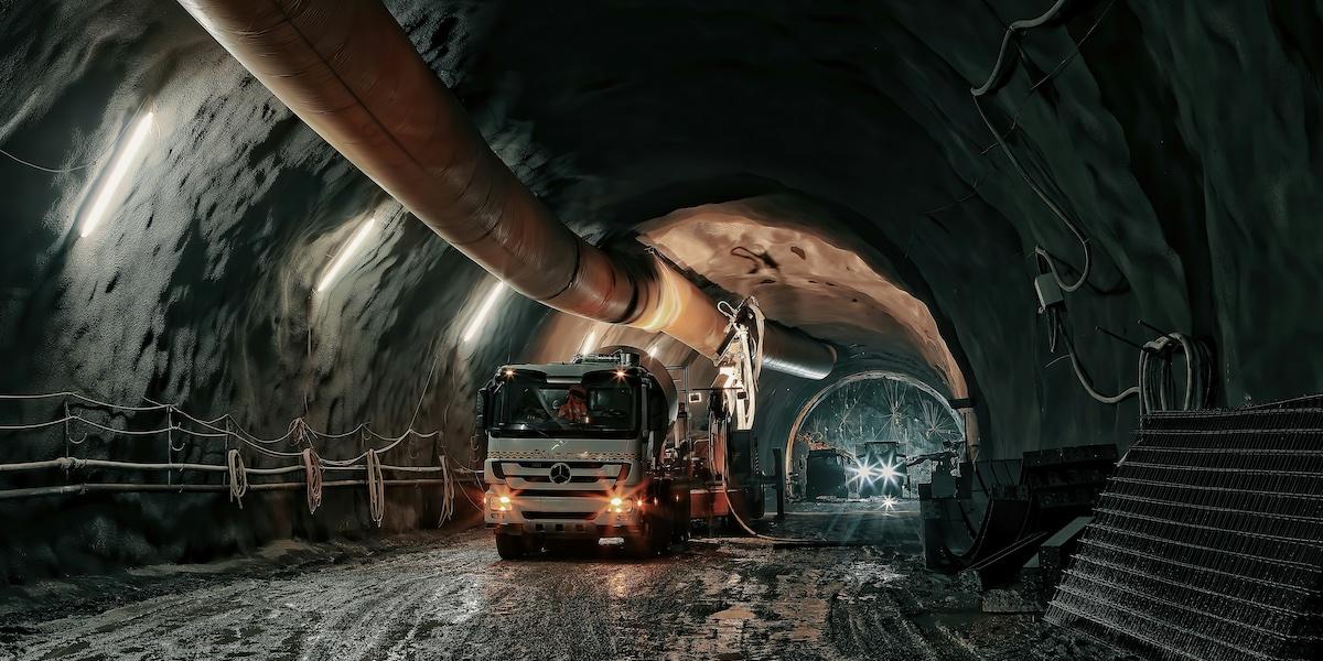 Bilden föreställer en gruva. Kinesiska företag dominerar utvinningen av värdefulla mineraler.