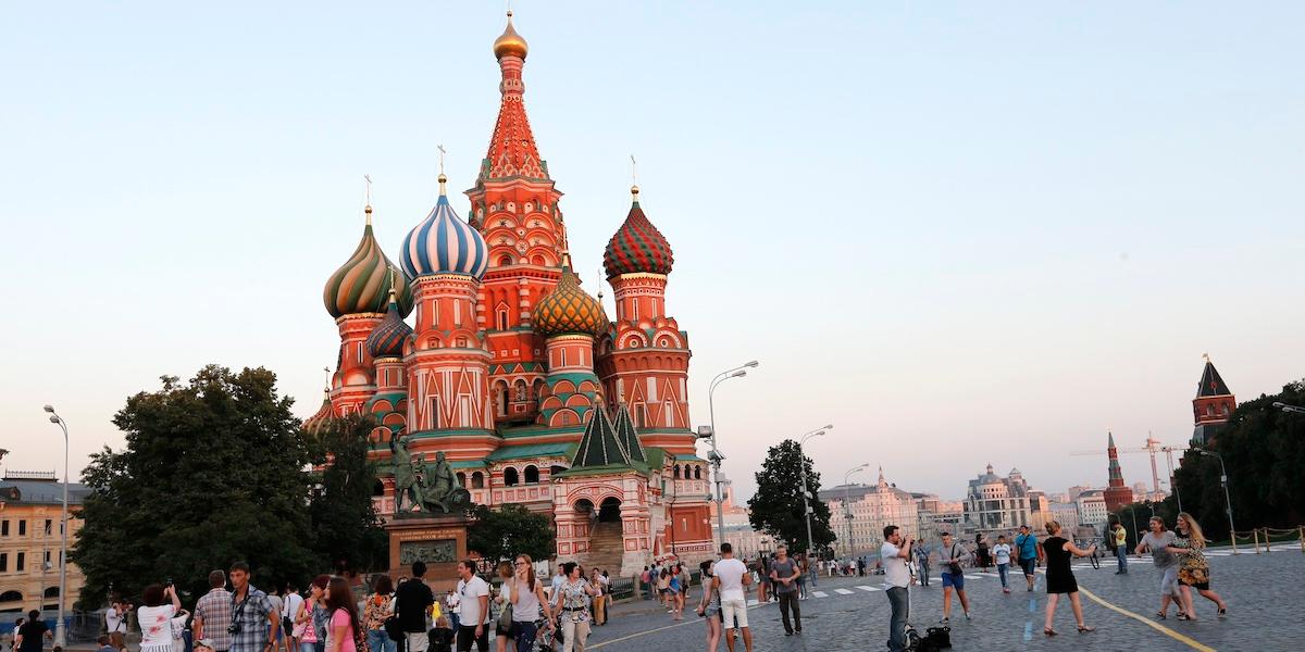 Bilden föreställer Moskva. Ryska centralbanken rekommenderar nu företag att använda krypto för att runda sanktioner