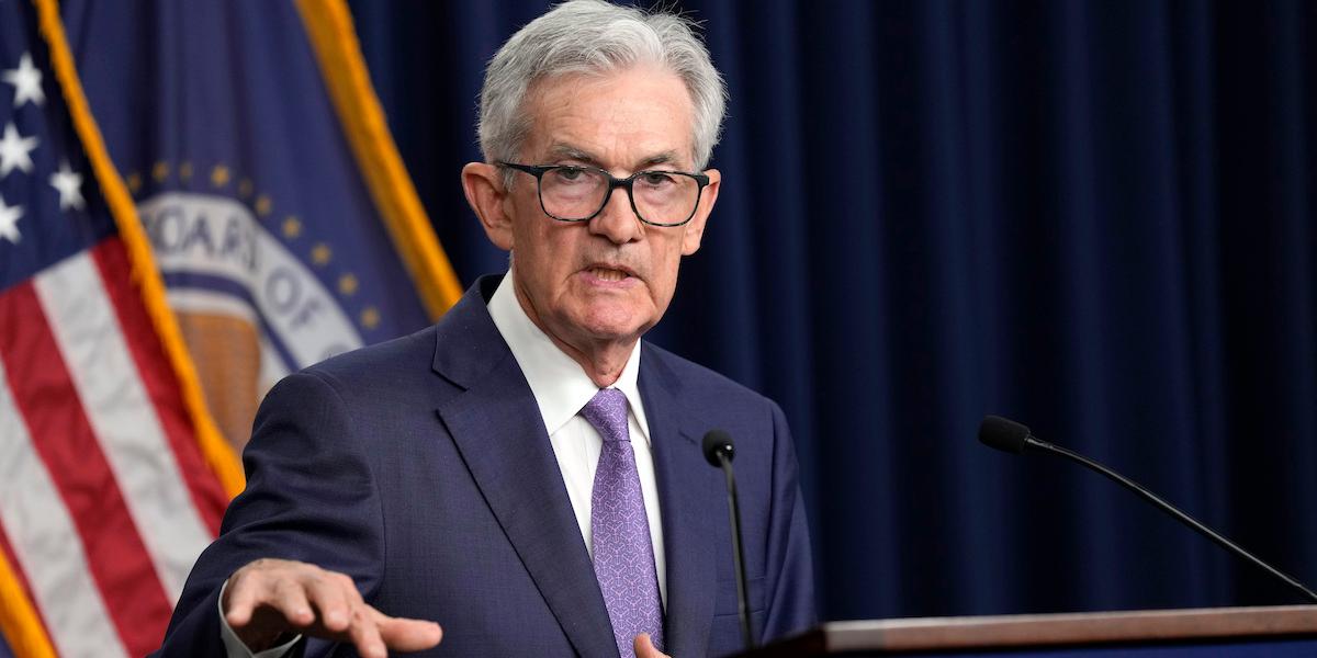 Fed ordförande Jerome Powell, som menar att argumentet för räntesänkningar blir allt starkare i USA. (Foto: TT/Susan Walsh)