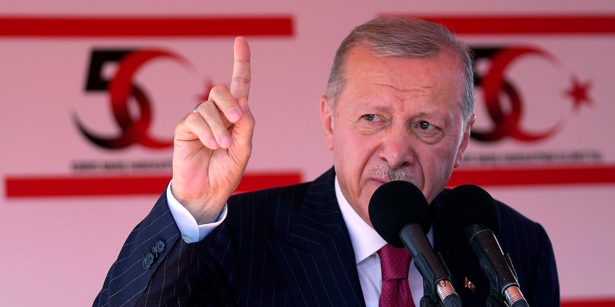 Turkiets President Recep Tayyip Erdogan.