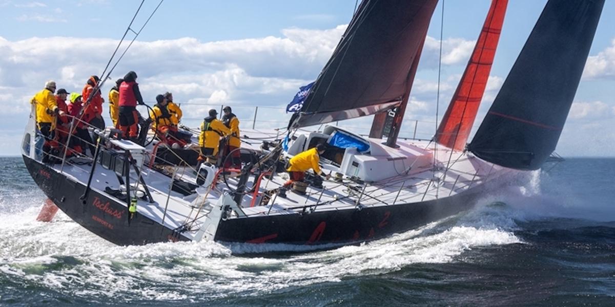 VO70 Tschuss II satte nytt hastighetsrekord under Gotland Runt på måndagen.