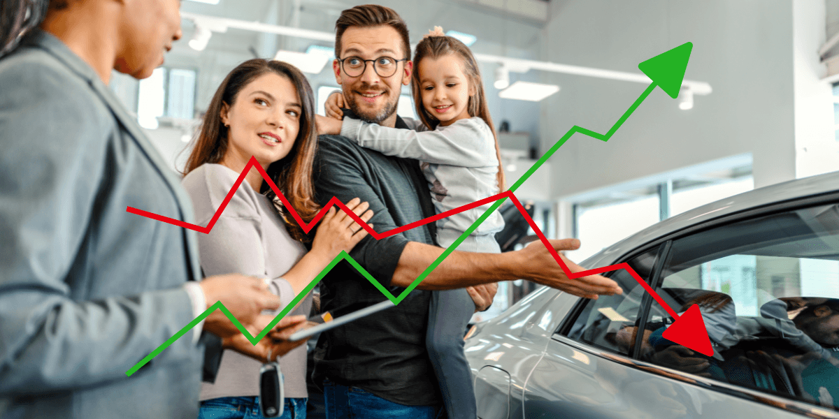 Analys av bilförsäljningen i juni 2024. Upp och ner. (Foto: Getty Images)