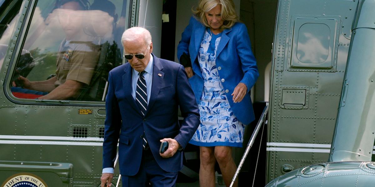 Joe Biden samlade till krismöte under måndagen