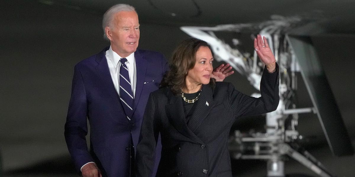 USA:s president Joe Biden och vicepresident Kamala Harris.