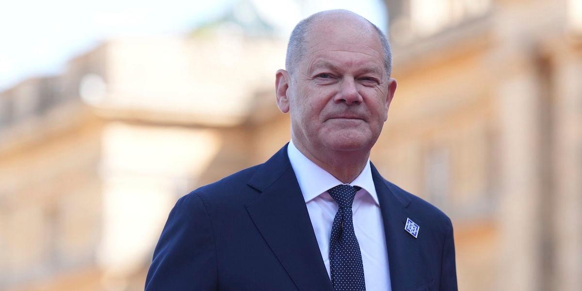 Tysklands Förbundskansler Olaf Scholz.