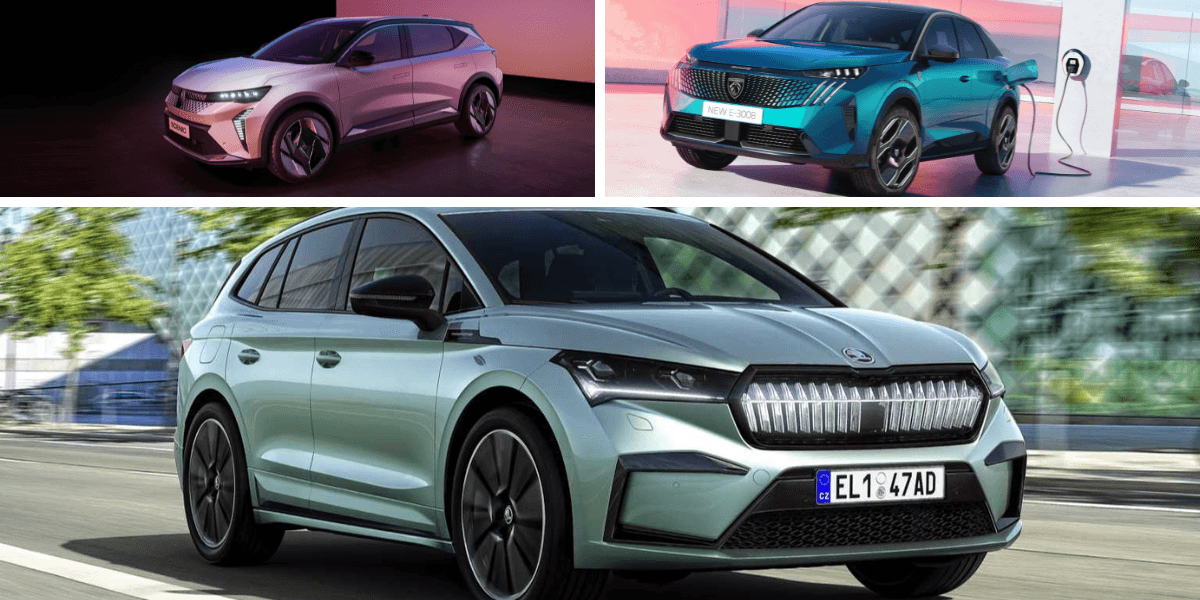 Vilken av dessa tre modeller får högst betyg av den samlade journalistkåren i Europa? (Foto: Peugeot, Skoda och Renault)