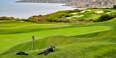 Golf är härligt. Den kan samtidigt vara förknippat med livsfara, beroende på vilken liga du spelar i. På bilden Trumps National Golf Club i Rancho Palos Verdes, Kalifornien, USA.