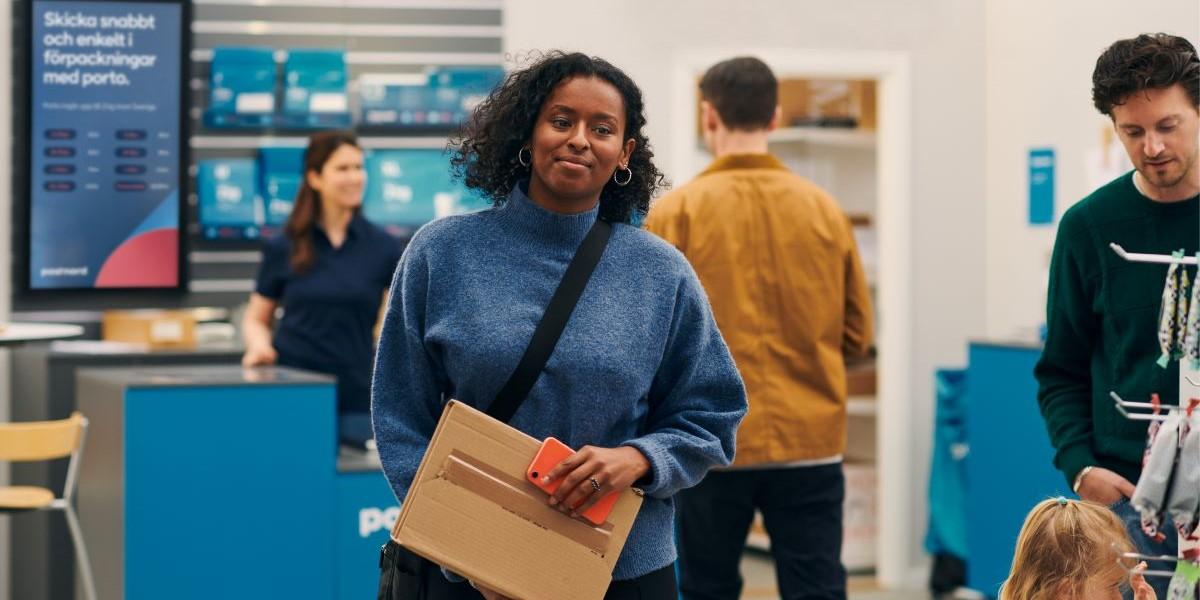 Postnord redovisar långsam ökning i e-handeln