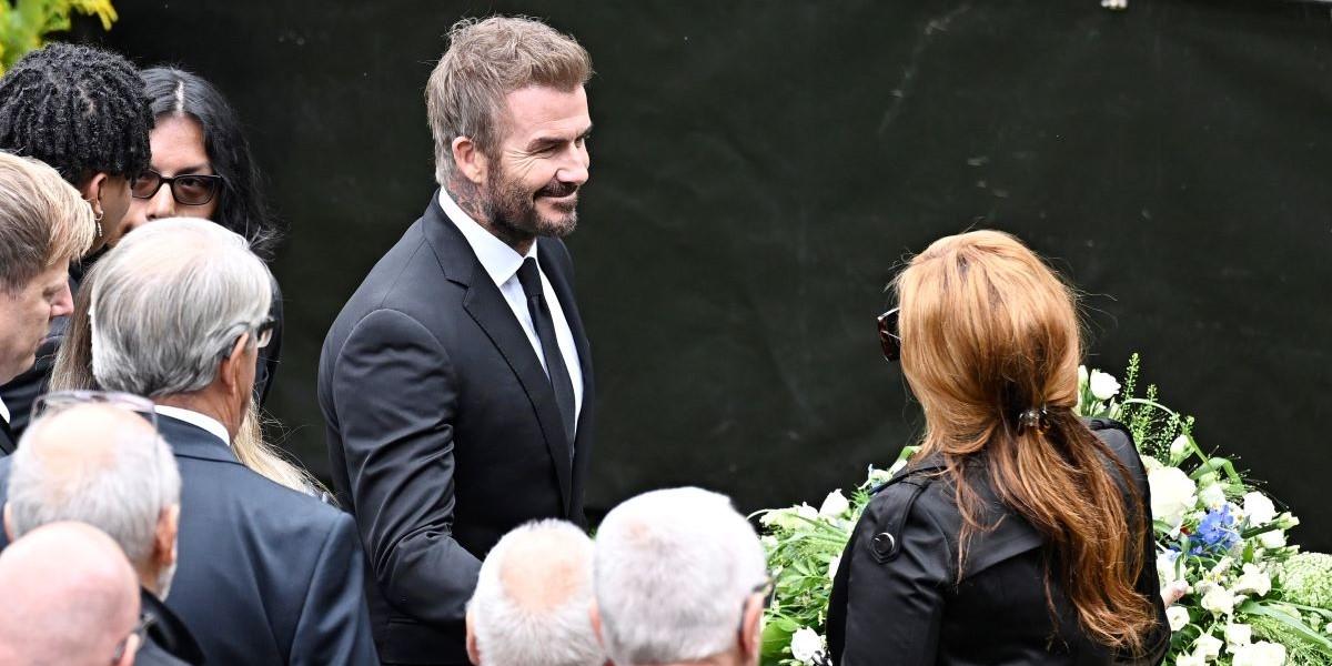 David Beckham fick smaka nävgröt