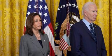 President Joe Biden och vice president Kamala Harris.