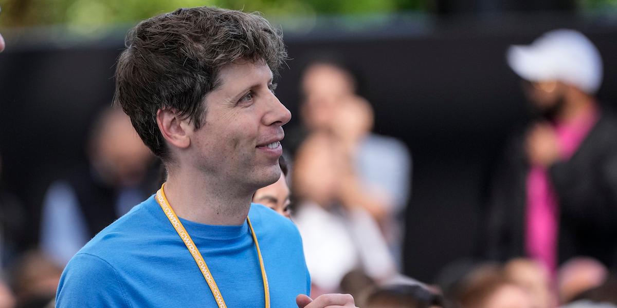 OpenAI:s vd Sam Altman. här under ett event med Apple, har på senare tid vänt sig till droger när arbetsbelastningen blivit för hög – och det är han inte ensam om i Silicon Valley