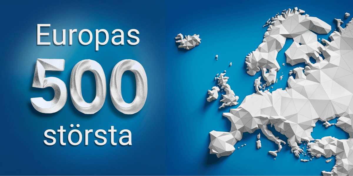 De bästa bolagen på Fortune 500 i Europa