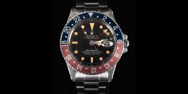 Denna Rolex GMT-Master "Pepsi" har varit på månen och ligger nu under klubban.