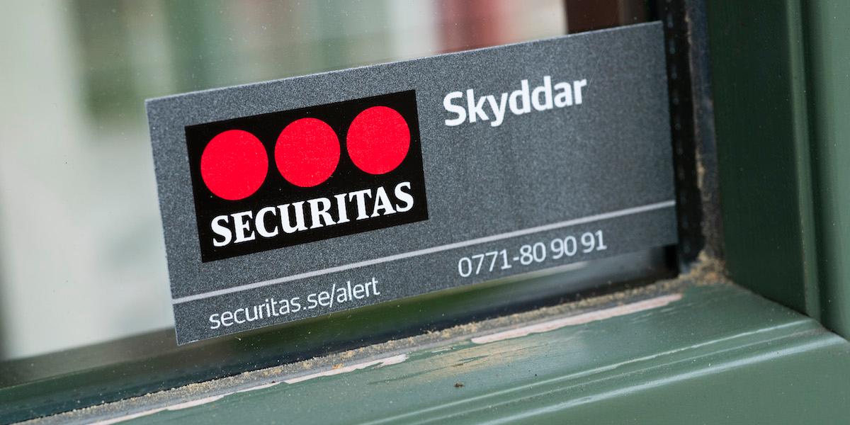 Skyddad av Securitas. Kanske också lite lurad?