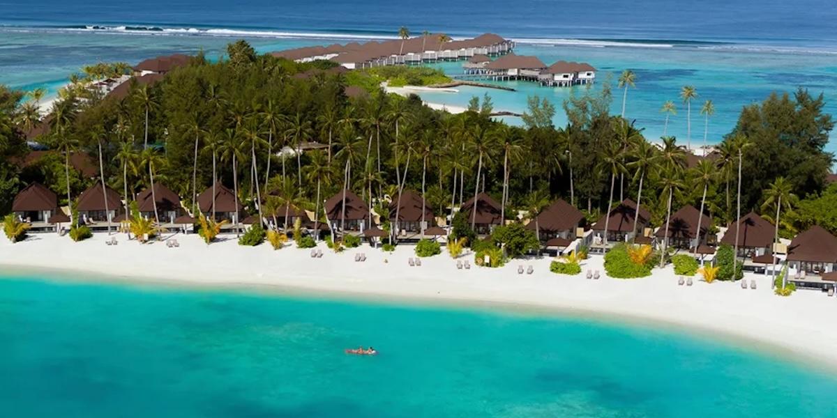 De nya sviterna hos Sun Siyam Olhuveli står klara på "Dream Island".