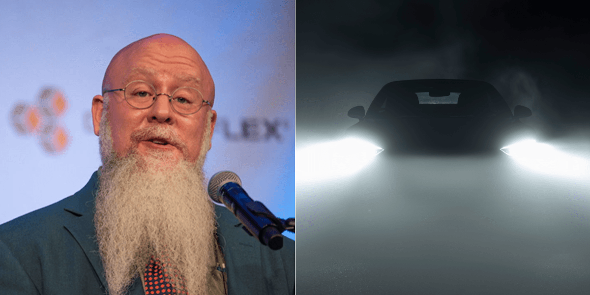 Daniel Stern flaggar för de farliga strålkastarna. (Foto: Driving Vision News och Getty Images)