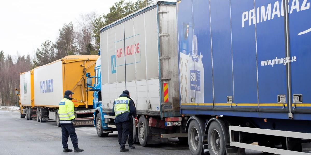 Var fjärde lastbil säkerhetsrisk