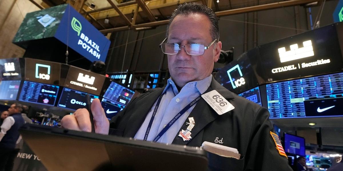 Fallet dämpades vid torsdagens stängning på Wall Street.