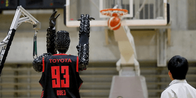 Toyotas robot slår rekord i basket