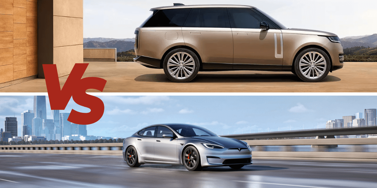 Vilken bil är dyrast respektive billigast att äga när det kommer till servicekostnader? (Foto: Tesla och Land Rover)