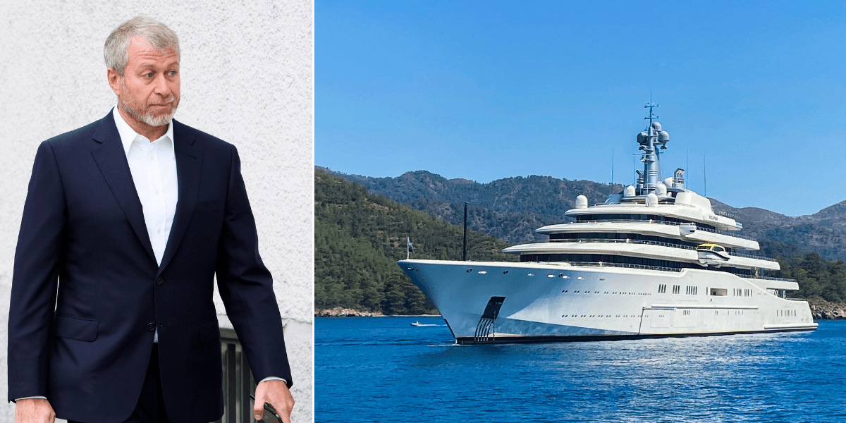 Abramovich och en superyacht