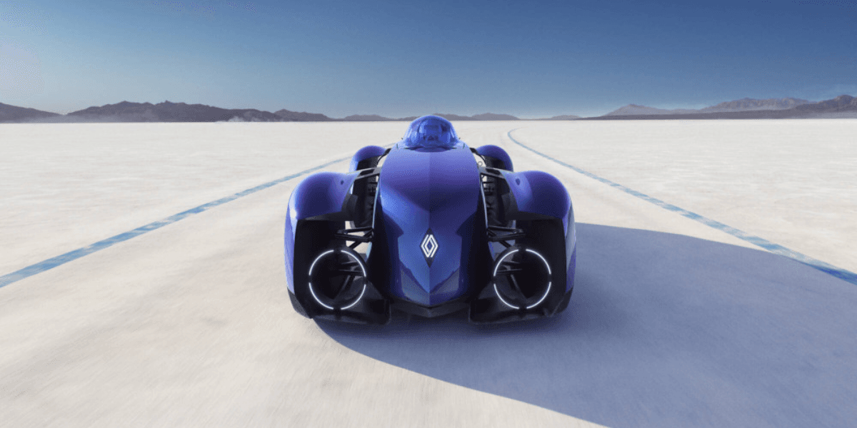 Filante Record kallas detta futuristiska koncept. (Foto: Renault)