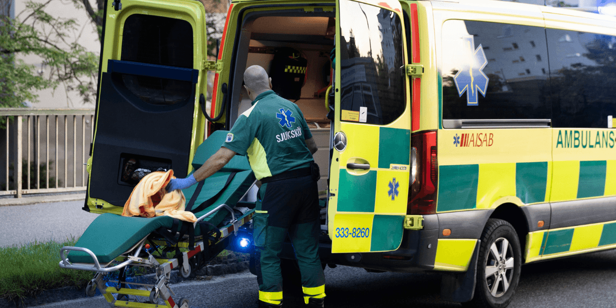 Här kan du se hur lång tid det tar för ambulansen att nå dig. (Foto: Mickan Mörk/TT)