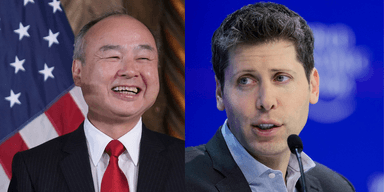 Sam Altman och Masayoshi Son – två visionärer som nu satsar miljarder på att forma AI :s framtid. Är detta partnerskapet som avgör AI-racet?