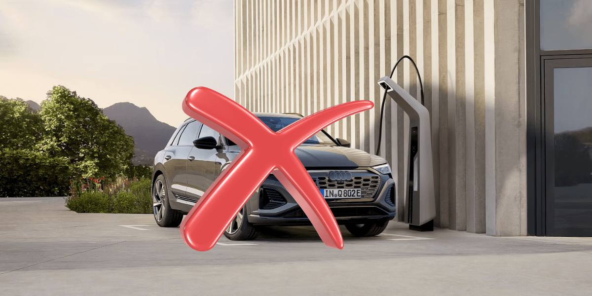 Så var sagan slut för Audi Q8 e-tron då fabriken tillslut stänger i Bryssel. (Foto: Audi samt Canva)