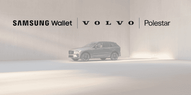 Samsung Wallet blir numera en bilnyckel. (Foto: Samsung och Volvo)