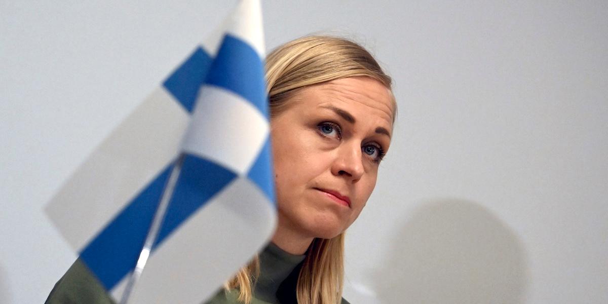 Elina Valtonen betonade att nordiskt samarbete är avgörande i det förändrade säkerhetsläget. (Foto: Jussi Nukari/TT)