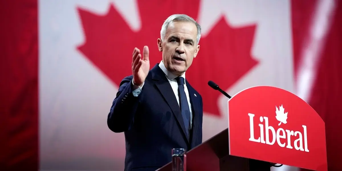 Mark Carney blir ny premiärminister i Kanada. Han lovar att vinna tullkriget mot Trump.