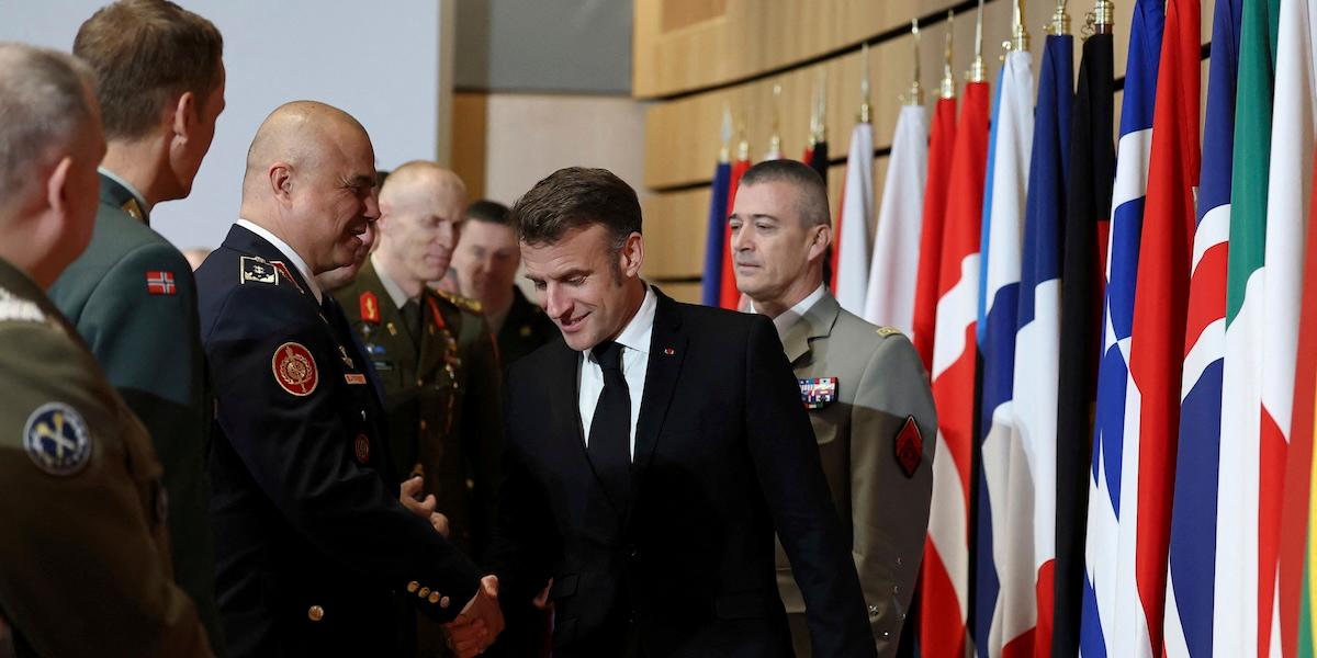 Frankrike, Tyskland, Storbritannien och de nordiska länderna uppges delta i de pågående samtalen om Europas framtida roll inom Nato. (Foto: Sarah Meyssonnier/TT)