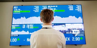 Stockholmsbörsen, där amerikanska Capital Group blivit en tung ägare. Arkivbild.